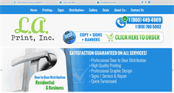 Desktop Screenshot of laprintinc.com